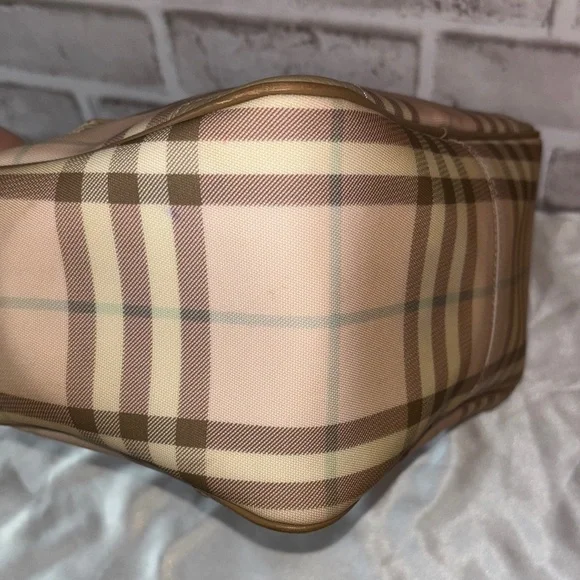 Burberry Pink Nova Check Satchel - Picture 9 of 16